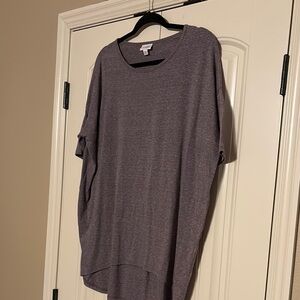 LuLaRoe Charcoal Short Sleeve Tee